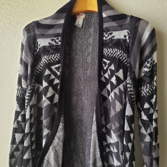 Mossimo Drapey Long Sweater Cardigan XS - Picture 2 of 6